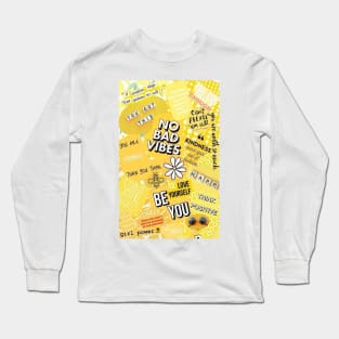 No Bad Day Mood board sticker pack Long Sleeve T-Shirt